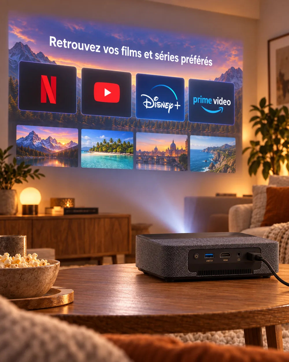 ProjektorLand aura-laser — films et séries sur grand écran