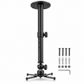 Black telescopic projector mount, 30 to 60 centimetres